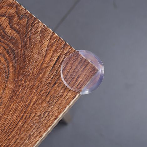 16 pièces de coin anti-collision sphérique pour enfants produits de protection de la vie à la maison coin de table coin de protection en silicone transparent (1/5)