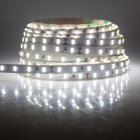 Tira Led Flexible 15W/MT 6500K 230V 120LED/MT IP68 12mm ancho, corte 10cm, venta por metro