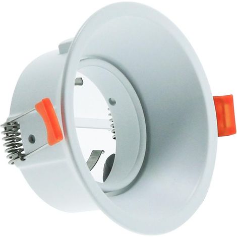 IluminaShop - Aro Basculante Deep Redondo Blanco para GU10/MR16 (1/3)