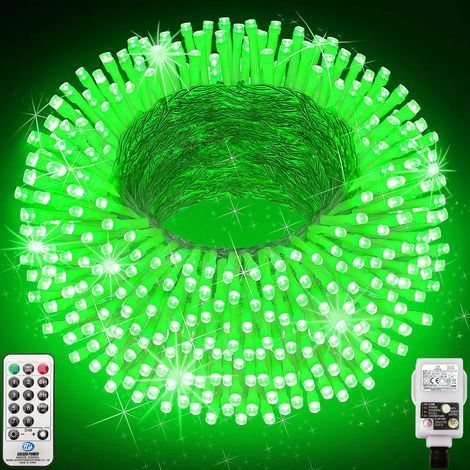 TAISHENGDA-Guirlande Lumineuse de Noël, 30m 300 LED Fairy Lights , Étanche IP44 pour Intérieur Extérieur Fenêtre Noël Mariage Anniversaire Maison Chambre Jardin Patio(vert)