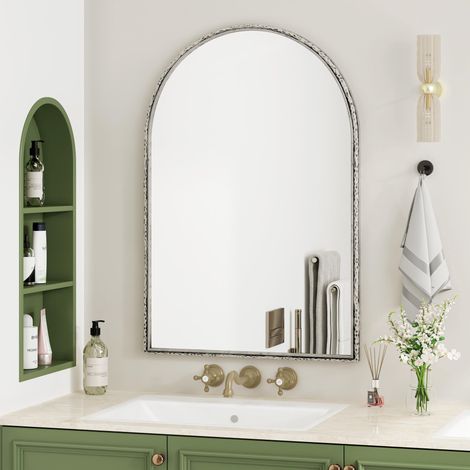 Miroirs arqués Ce produit de haute qualité allie esthétique et fonctionnalité, s'intègre parfaitement dans tous les styl (1/5)