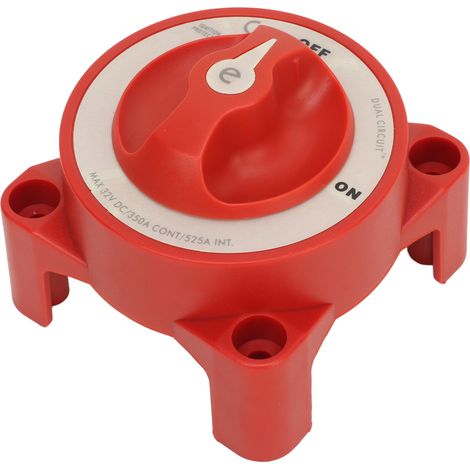 Disjoncteur de batterie marine 350 A, interrupteur de déconnexion de batterie robuste à 4 bornes, adapté aux batteries de camping-car et de voiture 32 V 5510E (1/5)