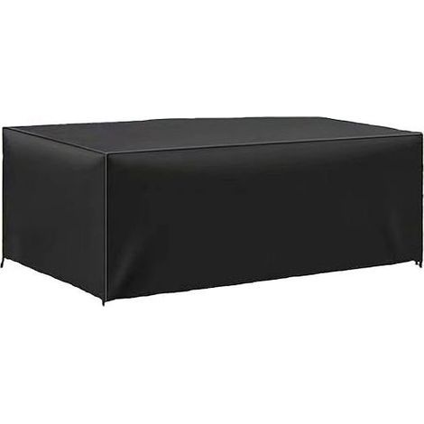 Housse Table de Jardin - 180 x 110 x 70cm - Housse de Protection Bâche Résistante aux Intempéries et aux Déchirures 420D Oxford pour Mobilier Salon de Jardin (1/4)