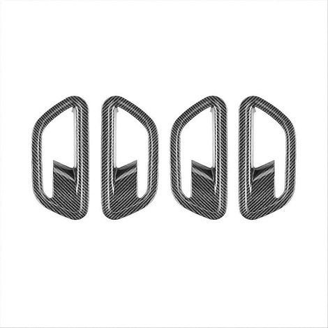 Garniture de cache-poignée de porte intérieure pour motif fibre de carbone (1/5)