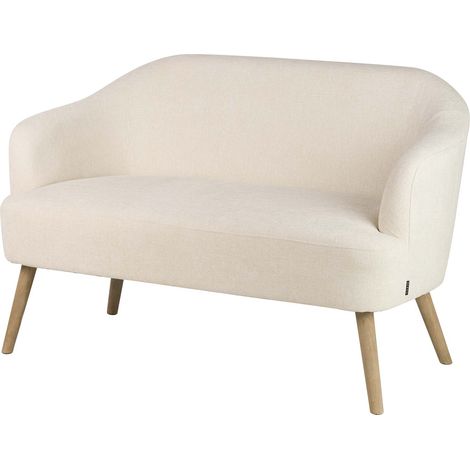 Beiges Chenille-Sofa 131X72X79 Cm (1/5)