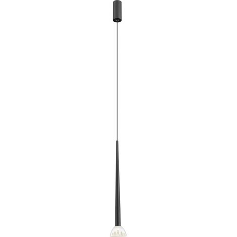 Lampada sospesa Boston 5W LED nero opaco minimalista ZumaLine (1/2)