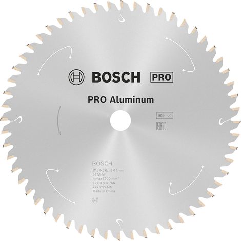 Bosch PRO aluminio inalámbrico hoja para sierras circulares 184x2x16mm - 2608837766