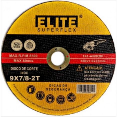 FPLUS disco corte inox 115x1x22.23 elite , La línea de discos de corte de acero inoxidable ELITE es altamente resistente y proporciona cortes limpios, sin quemaduras ideal para el