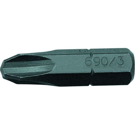 GEDORE 6541320 - Tournevis à embout 1/4" à empreinte cruciforme PH 2 , 690 2 S-010 (1/5)