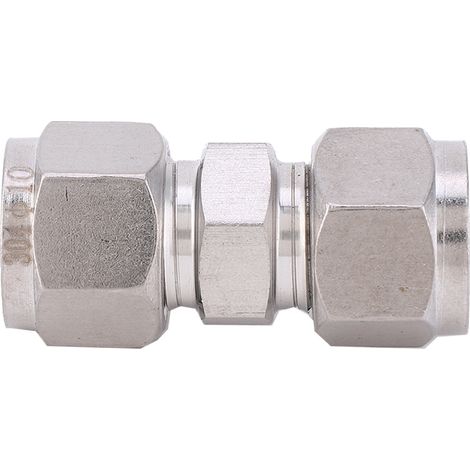 Raccord de tuyau d'air, modèle droit, acier inoxydable 304, raccord à vis pneumatique 4 mm/6 mm/8 mm/10 mm/12 mm (1/5)