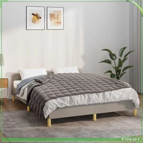 Couverture lestée - FAFEISY - 350772 - Gris - 138x200 cm - 6 kg (1/5)
