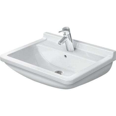 Duravit lavabo Starck 3 60cm, 1 trou pour robinet, 0300600000