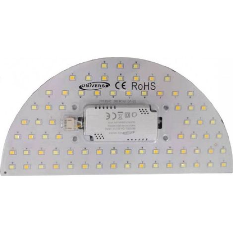 Circolina Mezzaluna Disco Led Calamita 12w 3 Toni Color Luce 1200lm Ca-3c (1/2)