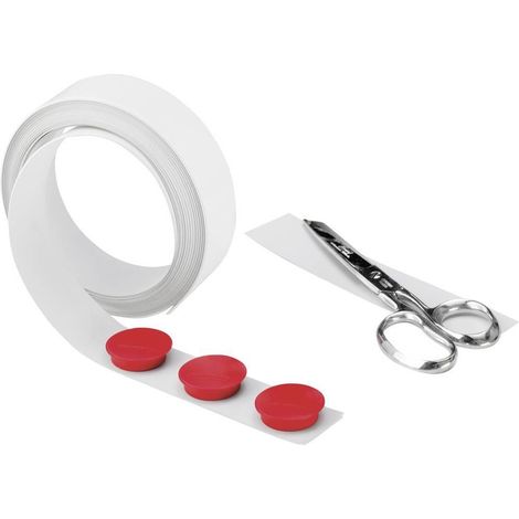 magnetoplan Magnetband cinta magnética blanca 35 mm x 5 m