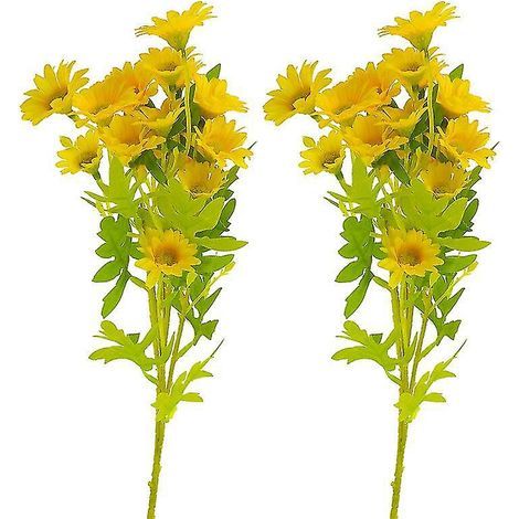 2 künstliche Gänseblümchen (1/3)