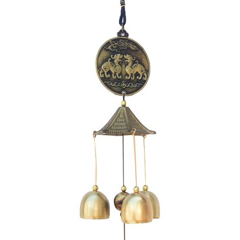 Carillon à Vent Vintage en Alliage Rétro - Décoration Maison et Boutique - Artisanat Fin et Détaillé (1/5)