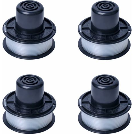 Bobine et ligne de débroussailleuse à gazon compatibles avec Black+Decker Remplacer les bobines GL250, GL310, GL360 Outil de débroussailleuse (lot de 4) (1/5)
