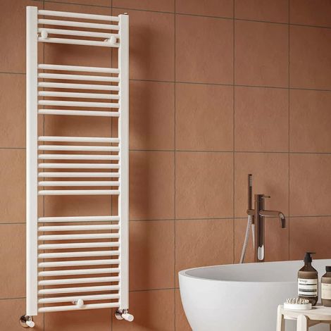 Sèche-Serviettes Eau Chaude 860W IRSAP Arès Blanc 172x53cm - EIG053B01IR05NNN01 (1/2)