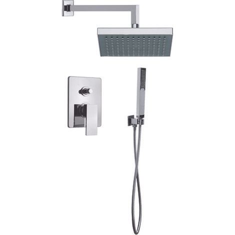 Pack mitigeur de douche à encastrer Cuadr'O - ROLF 220x220mm (1/2)