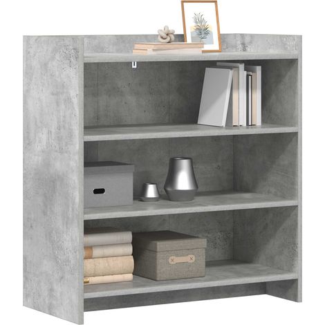 Sideboard/Anrichte/Buffet Betongrau 75 x 36 x 80 cm Holzwerkstoff LXWW486891 (1/5)