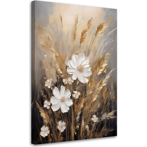 Tableau déco Fleurs de la nature de la prairie 40x60 (1/5)
