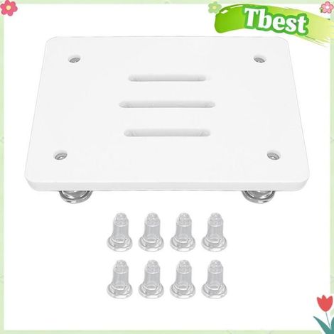 Tbest Support de pompe à eau pour aquarium Support de Pompe à Eau, Plastique Robuste, Hauteur Réglable 12 Cm avec animalerie decor (1/5)