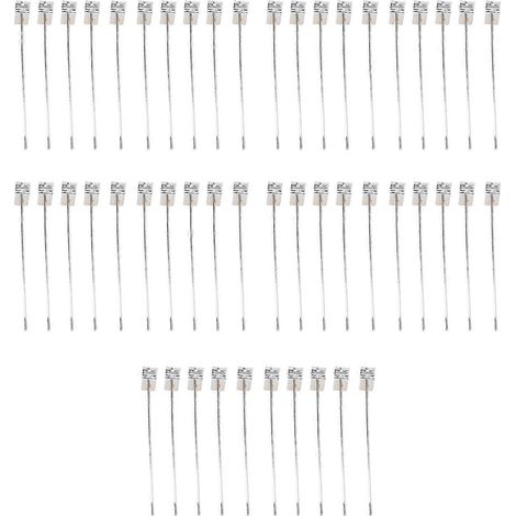 50 Stück Schlitzwandhaken, 20 cm, 3,3 mm, Aluminiumlegierung, für die Wandmontage zu Hause und in Einkaufszentren