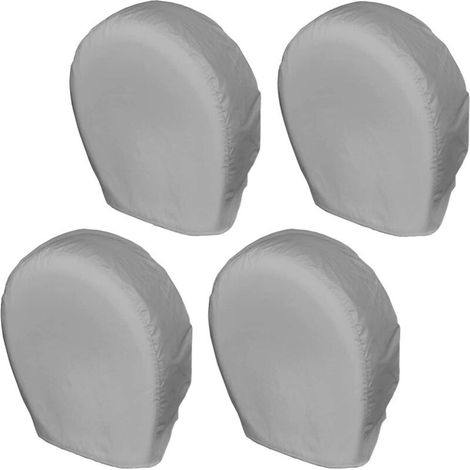 Lot de 4 housses de pneu – Protection de roue de pneu robuste pour camion, SUV, remorque, camping-car, camping-car – Convient universellement aux diamètres de pneu de 66 à 72 cm (1/5)