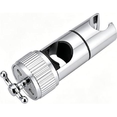 Duschkopfhalterung, verstellbare Halterung Ersatzhalterung, 2 Haken, Duschzubehör (1/4)