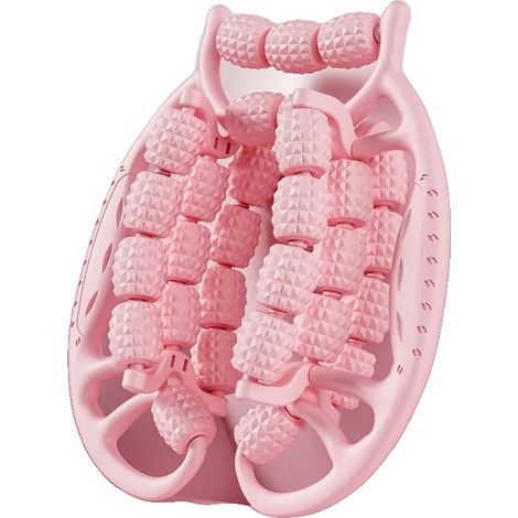 Rullo massaggiante, lunghezza regolabile, diciotto rulli indipendenti, 29 cartucce rosa (1/2)