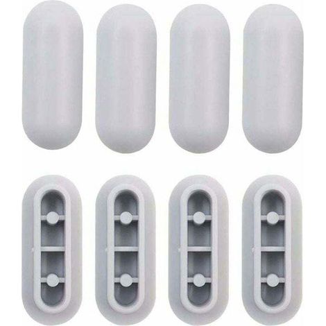 [NEVER USED]  Pieces Universal Toilet Seat Bumper Kit, Plastic Toilet Seat Bumper Replacement