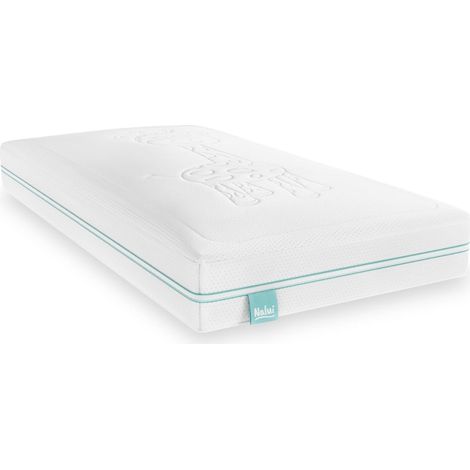 Nalui Colchón Cuna 70x140x12cm Blanco Baby One Desenfundable Altura ± 12cm  Certificado Oeko-Tex®  Hecho en España