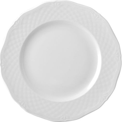 6 x assiettes plates ARIANNA - 19cm - Porcelaine - H&H