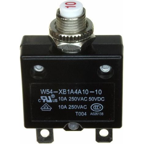 Interruttore magnetotermico 250vac 50vcc 10a Dado W54-xb1a4a10-10