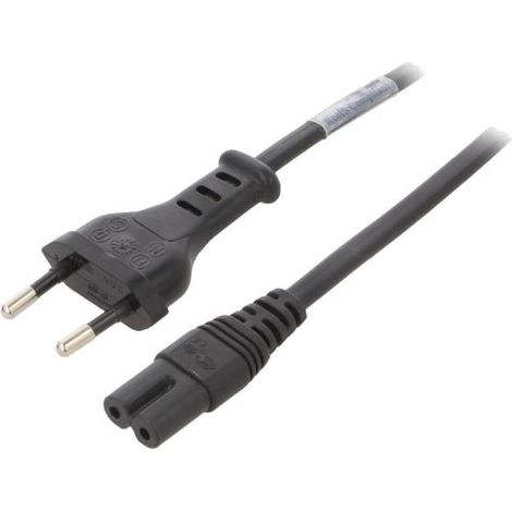 Cable alimentation vers C7 femelle 2m