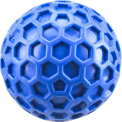 Balle couineuse indestructible pour chien – Un jouet à mâcher durable pour les chiens qui aiment mâcher, un jouet interactif qui peut soulager l'anxiété, l'ennui et l'inconfort des poussées dentaires (1/2)