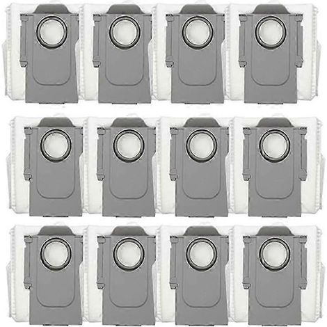 12 bolsas para polvo para accesorios de aspiradora Roborock S8 MaxV Ultra/S8 Max. Bolsas para polvo fabricadas para durar y edición WE 1028. (1/4)