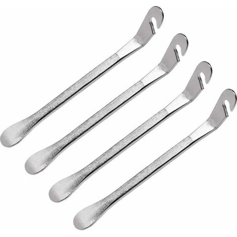4 palancas para neumáticos de bicicleta, desmontadoras manuales, de acero, extractoras, palas, herramientas para bicicletas, kit de reparación de ruedas.