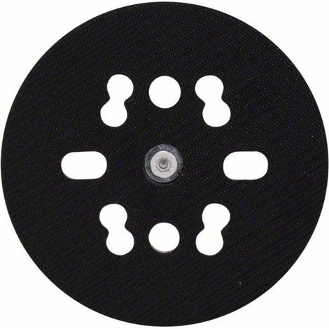 Bosch – Plateau de ponçage mi-dur 150 mm – Pour ponçage de peinture et mastic – Excellente stabilité des bords – Pour surfaces planes