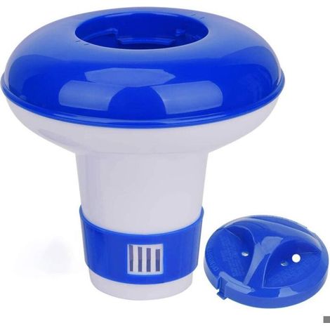 Mini distributeur flottant pour spa, pastilles chlore/brome 2,5 cm, pour spa, jacuzzi, fontaines et piscines (1/4)