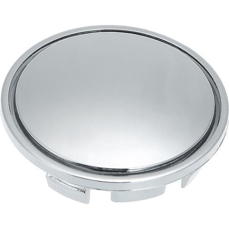 56-mm-Radnabenkappe, universell, ABS, Chromsilber, 4 Stück