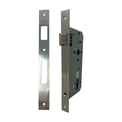 SERRATURA LEGNO INFILARE 52X YALE B.Q NICHELATO F.MM 22 F.SAGOM M2+SCR+Q8 E.MM 70