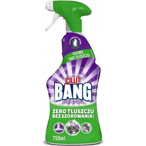 CILLIT BANG Spray detergente potente per grasso e striature 750 ml