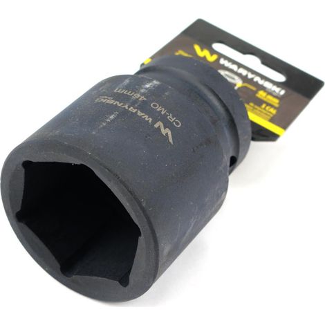 Sechskant-Kraft-Stecknuss 1" lang. 46 mm. CrMo. DIN 3129 Waryński (1/2)