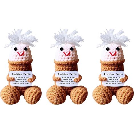Concombre de soutien émotionnel, peluche positive en crochet avec socle en bois, cadeau concombre avec voiture, décoration de bureau amusante, jolie poupée en crochet. (1/5)
