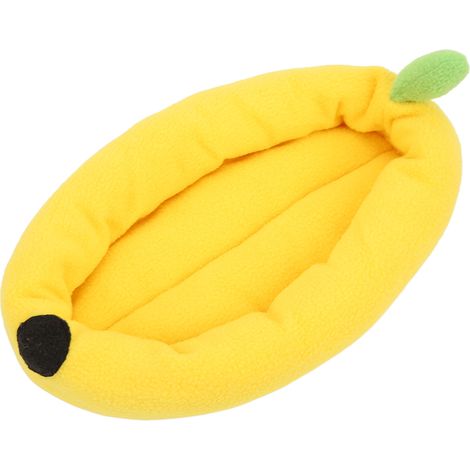 Hamster nid chaud doux mignon banane petit animal de compagnie coton canapé-lit pour cochon d'inde sucre planeur (1/5)