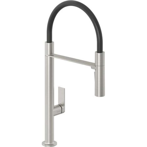 Kludi Qord - Miscelatore lavello con braccio flessibile, nichel spazzolato 56859N575 (1/2)