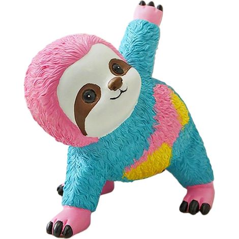 paresseuses colores pour bureau yoga sculpture danimal en (1/5)