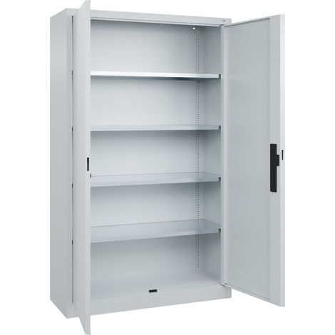 C+P Flügeltürenschrank Serie 89, 1950x1200x400mm, 7035/7035 (1/5)