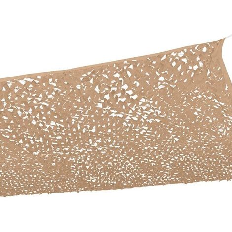 Voile d'ombrage rectangulaire Design Camouflage. 3x4 M. couleur sable. filet d'ombrage (1/5)